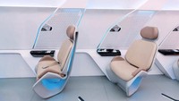 Begini bentuk kursi penumpang hyperloop. Istimewa/Inhabitat.