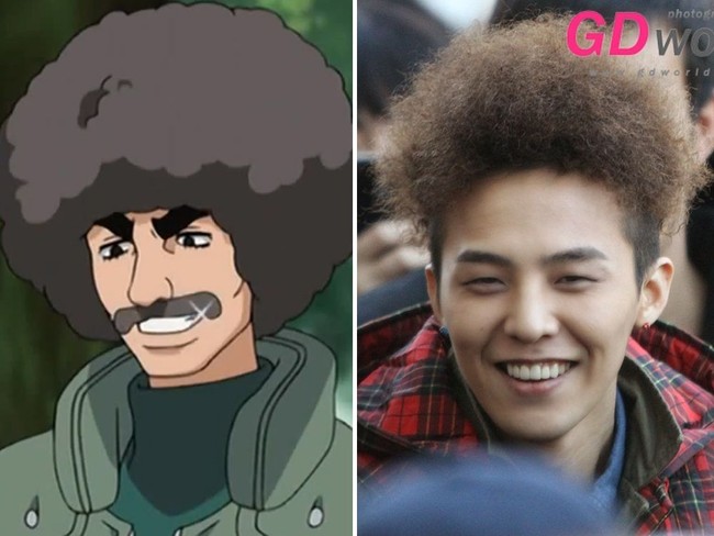  Sedangkan ketika rambut keritingnya lebih pendek, pencipta 170 lagu itu lebih mirip karakter Might Guy. Foto: Istimewa