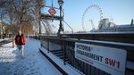 London yang Memutih karena Salju