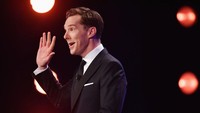 Akrab dengan wajah ini? Ya, dialah Benedict Cumberbatch, aktor top asal Inggris. Pemeran Sherlock Holmes dan Doctor Strange ini bertugas menjadi pembawa acara di acara ini. (Foto: Alexander Koerner/Getty Images for Laureus)