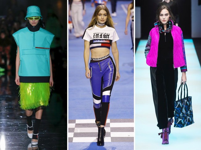 Hot neon. Selamat tinggal busana musim dingin yang gelap dan kelam. Bersiap untuk musim yang penuh optimisme dengan koleksi berwarna neon terang. (Foto: Dok. Vogue)