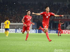 Gol Rezaldi Hehanusa Masuk Nominasi Goal of The Week Piala AFC