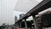 Khusus di koridor Cawang-Kuningan-Dukuh Atas nantinya akan ada konstruksi bentang panjang yang melintas di atas jalan tol dalam kota.
