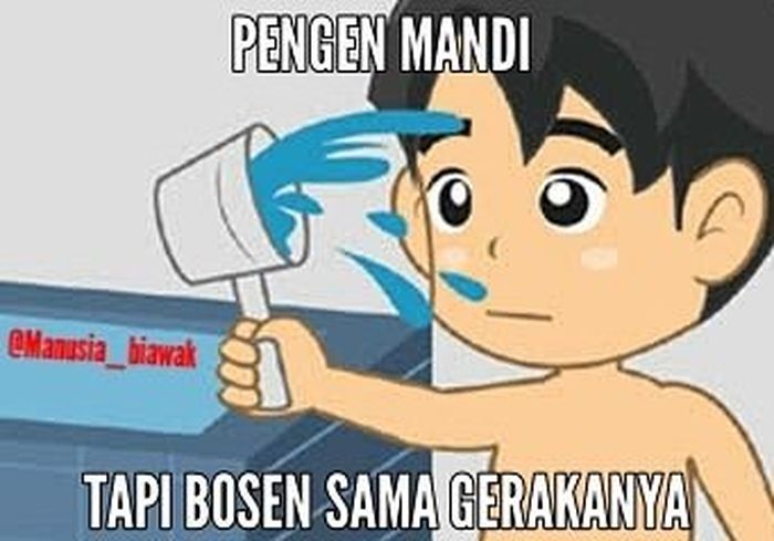 Ini 10 Meme Malas Mandi Yang Kocak Abis Bikin Ngakak Foto 4