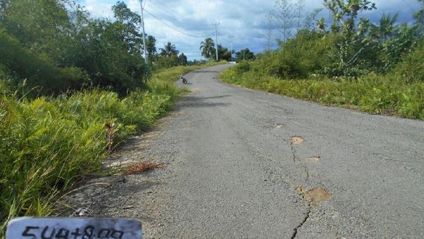 Ada Gempa, Jalan Trans Papua Retak-retak