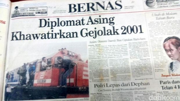Harian Bernas edisi tahun 2001