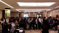 Ratusan peserta calon keluarga TransMedia ini mulai berdatangan sejak pukul 08.30 WIB.