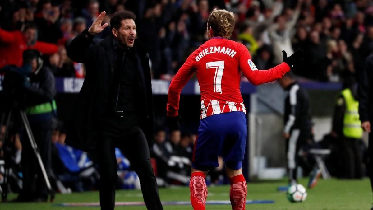 Diego Simeone cuek saja tanggapi rumor Griezmann (Juan Medina/Reuters)