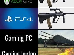 Meme Lucu Perdebatan Main Game di PC dan Konsol