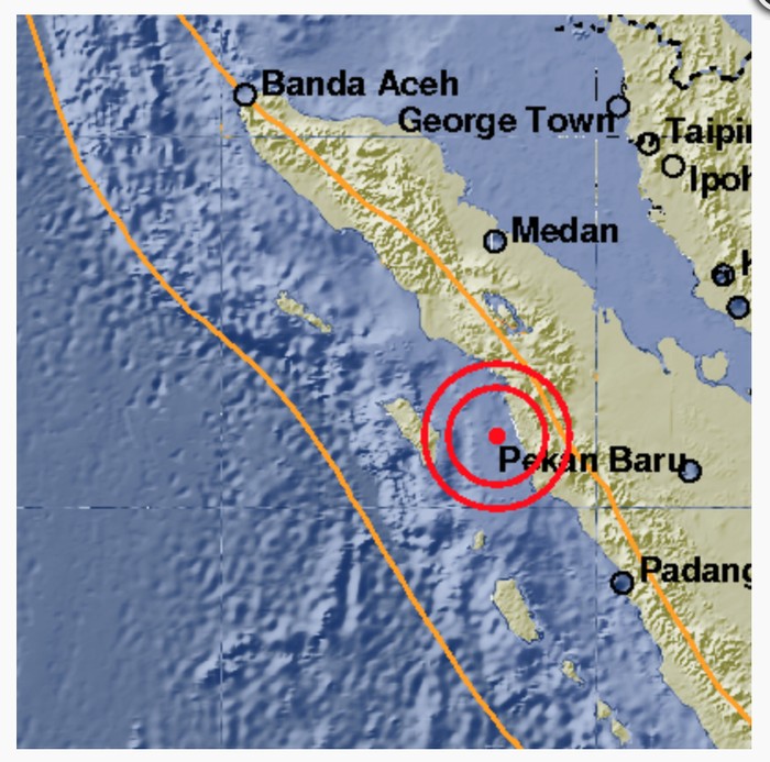 Gempa 5,7 SR Guncang Padang Sidempuan
