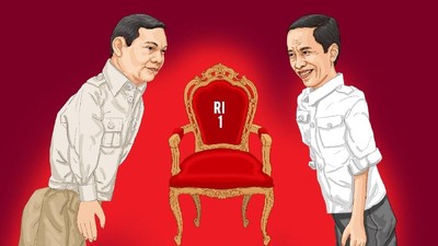 Foto: Deklarasi Jokowi-Maruf Amin vs Prabowo-Sandiaga
