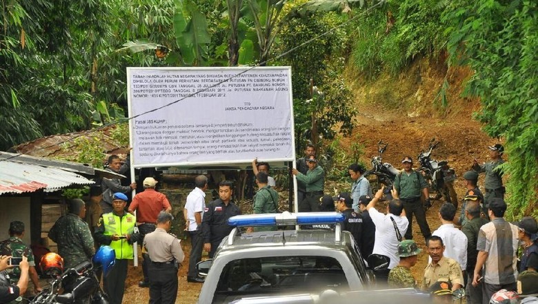 Hutan 362 Hektare di Puncak Bogor yang Dikuasai Warga Disegel KLHK Hutan 362 Hektare di Puncak Bogor yang Dikuasai Warga Disegel KLHK