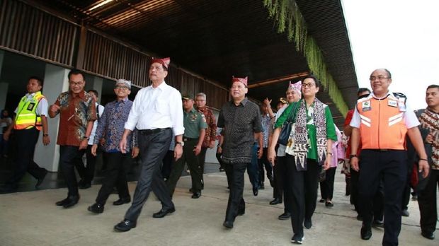 Kunjungan pejabat ini untuk meninjau persiapan Banyuwangi menyambut Annual Meeting IMF dan Bank Dunia di Bali