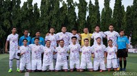 Mereka tergabung dalam Selebriti Football menggalang dana untuk anak-anak kekurangan gizi di NTT dan Papua. Desi Puspasari/detikHOT