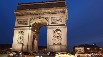 Arc de Triomphe, menggunakan mode auto. (Foto: detikINET/Rachmatunnisa)