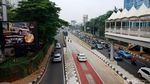 Penampakan Lalin Pagi di Lebak Bulus Usai Peresmian Underpass Kartini