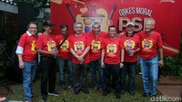 OM PSP ditemui di kantor Falcon Pictures, Kawasan Duren Tiga, Jakarta Selatan, Rabu (28/2). Foto: Ismail/detikHOT