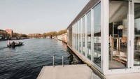 Rumah yang indah ini memberikan kebutuhan terhadap privasi dengan pemandangan yang cantik. Istimewa/Inhabitat