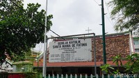Gereja Santa Maria de Fatima terletak di Jalan Kemenangan 3, Tamansari, Glodok (Shinta/detikTravel)