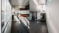 Interior rumah terapung ini sebagian besar berbahan kayu serta dilengkapi dengan atap dari aluminium yang membuat penampilannya menjadi lebih cantik. Istimewa/Inhabitat