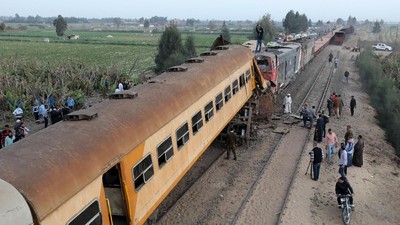 15 Orang Tewas Akibat Kecelakaan Kereta di Mesir