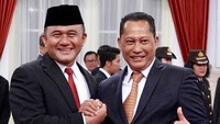 Kini, tongkat estafet kepemimpinan BNN dipegang oleh Irjen Heru Winarko. Heru resmi menggantikan Buwas yang pensiun dari BNN. (Foto: Dok. Laily Rachev-Biro Pers Setpres)
