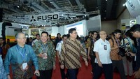 Pameran berkonsep business to business (BtoB) khusus industri kendaraan komersial yang baru pertama kalinya digelar pada tahun ini merupakan bukti komitmen GAIKINDO untuk mendukung perkembangan industri kendaraan bermotor segmen komersial. Pool/Gaikindo.
