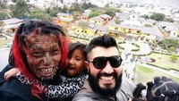 Dia pun rela pindah dari Kolombia ke Meksiko di mana orang-orang lebih bisa menerimanya. Ketika orang pertama kali melihat saya reaksi normal mereka harus kaget atau kagum, katanya seperti dikutip dari Daily Mail. (Foto: Facebook/Caim El diablo Colombiano)