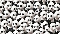 Hayo, temukan seekor anjing di tengah kerumunan panda imut ini. (Foto: HighRated Net)
