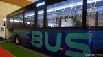 Bus Listrik Buatan Anak Bangsa Mejeng di JCC