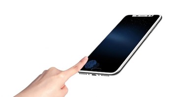 Bahkan di bawahnya terdapat tombol sensor sidik jari. Foto: internet