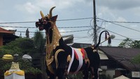 Foto itu diambil saat acara di Puri Agung Ubud, Gianyar saat ngaben. Dok. Kementerian KKP.