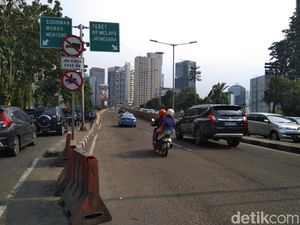 Anies Siap Kerja Sama dengan Polisi Tertibkan Pemotor Bandel di JLNT