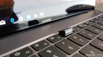 Jadi kita tidak perlu lagi menutupi webcam untuk menjaga keamanan. Foto: Achmad Rouzni Noor II/detikINET