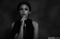 Vanesha Prescilla saat pemotretan Celeb of The Month 