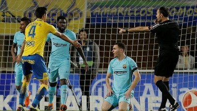 Penalti Siluman Las Palmas Menjegal Barcelona