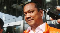 Wakil Ketua DPRD Lampung Tengah itu diperiksa sebagai saksi untuk tersangka Bupati Lampung Tengah Mustafa.
