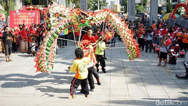 Perayaan Cap Go Meh di Kota Magelang.