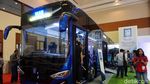 Bus Listrik Buatan Anak Bangsa Mejeng di JCC