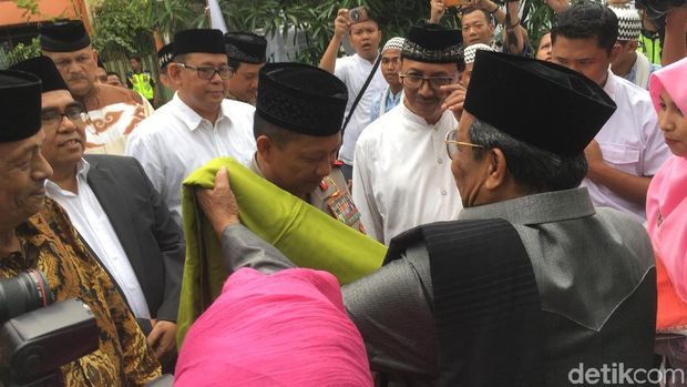  Kapolri Jenderal Tito Karnavian saat silaturahmi Persatuan Tarbiyah Islamiyah (Perti), Sabtu (3/3/2018)