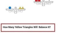 Jadi, butuh berapa banyak segitiga untuk mendapatkan keseimbangan? (Foto: Internet)