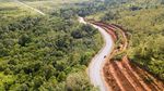 Bangga! Jalan Perbatasan RI Menuju Malaysia Indah Banget