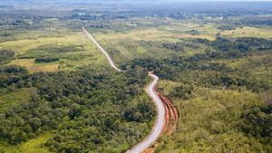 Bangga! Jalan Perbatasan RI Menuju Malaysia Indah Banget