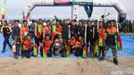 6 Jam Mendayung Taklukkan Selat Sunda, Para Prajurit Tiba di Merak