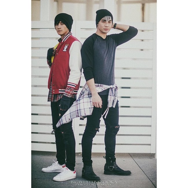 Yoshi Sudarso dan Peter Sudarso adalah dua pria asal Indonesia yang pernah didaulat sebagai ranger biru dalam serial Power Rangers Amerika Serikat. Foto: Instagram Yoshi Sudarso