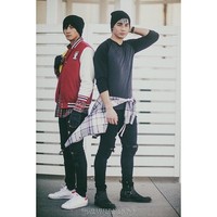 Yoshi Sudarso dan Peter Sudarso adalah dua pria asal Indonesia yang pernah didaulat sebagai ranger biru dalam serial Power Rangers Amerika Serikat. Foto: Instagram Yoshi Sudarso