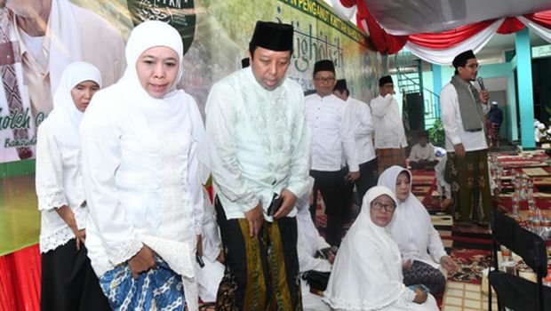 Sambut Pilkada, Romahurmuziy Hadiri Istigasah Bareng Khofifah