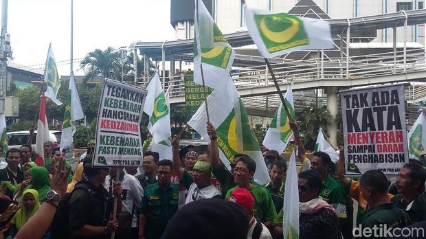 Massa PBB Janji akan Ikuti Sidang dengan Tenang Tanpa Orasi