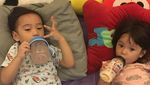 Gemas! Begini Rafathar dan Gempita Kalau Lagi Makan Bareng