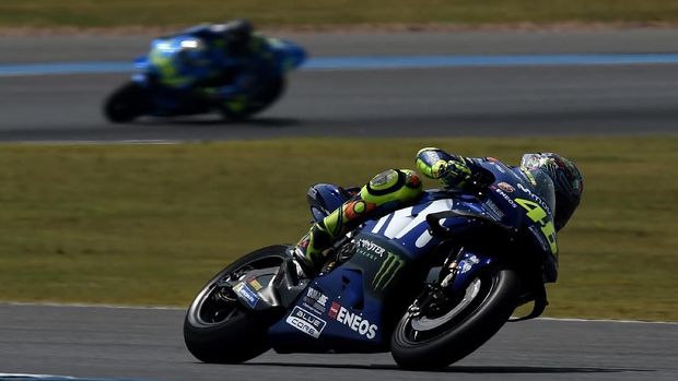 Rossi tidak mendapatkan hasil yang bagus saat tes di Sirkuit Buriram, Februari lalu.